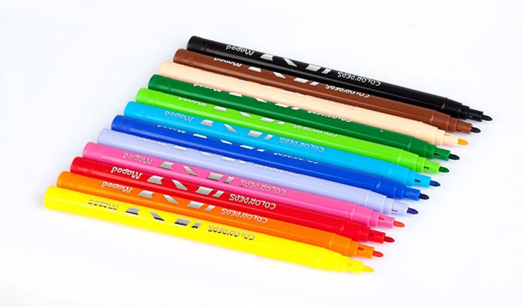 Trousse à stylo aquarelle Elfe 12 couleurs