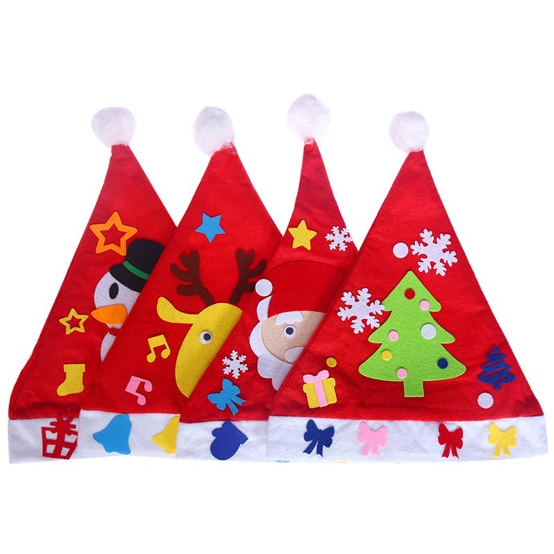 DIY Gorro navideño Navidad Guardería infantil Artículos navideños y gorro navideño para niños 