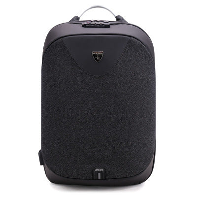 Sac à double bandoulière transfrontalier pour hommes, multifonction, antivol, paquet d'ordinateur de 15.6 pouces, sac britannique de loisirs et d'affaires