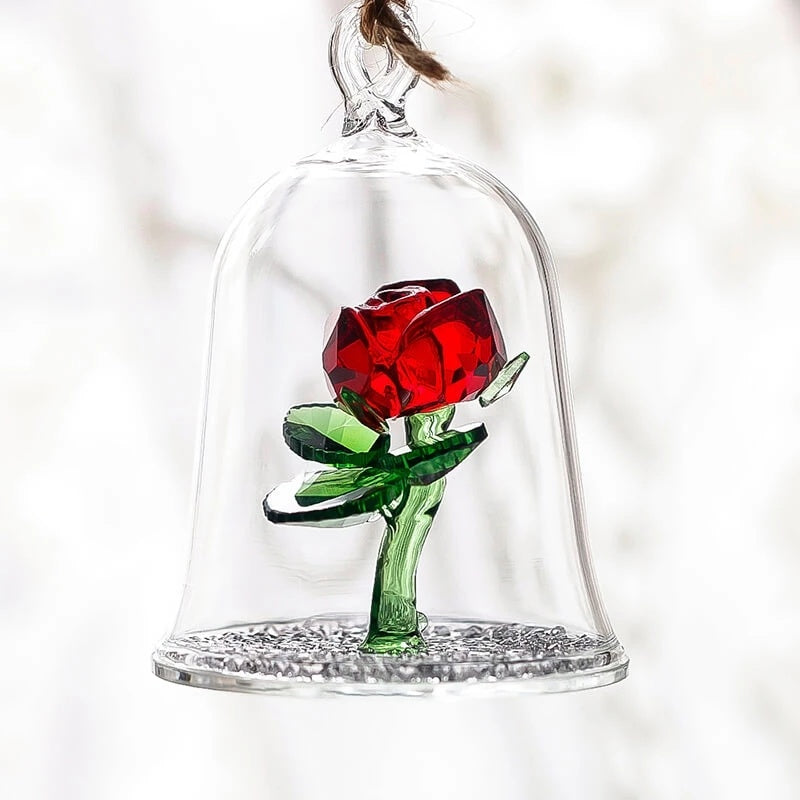Rosace de couverture en verre cristal