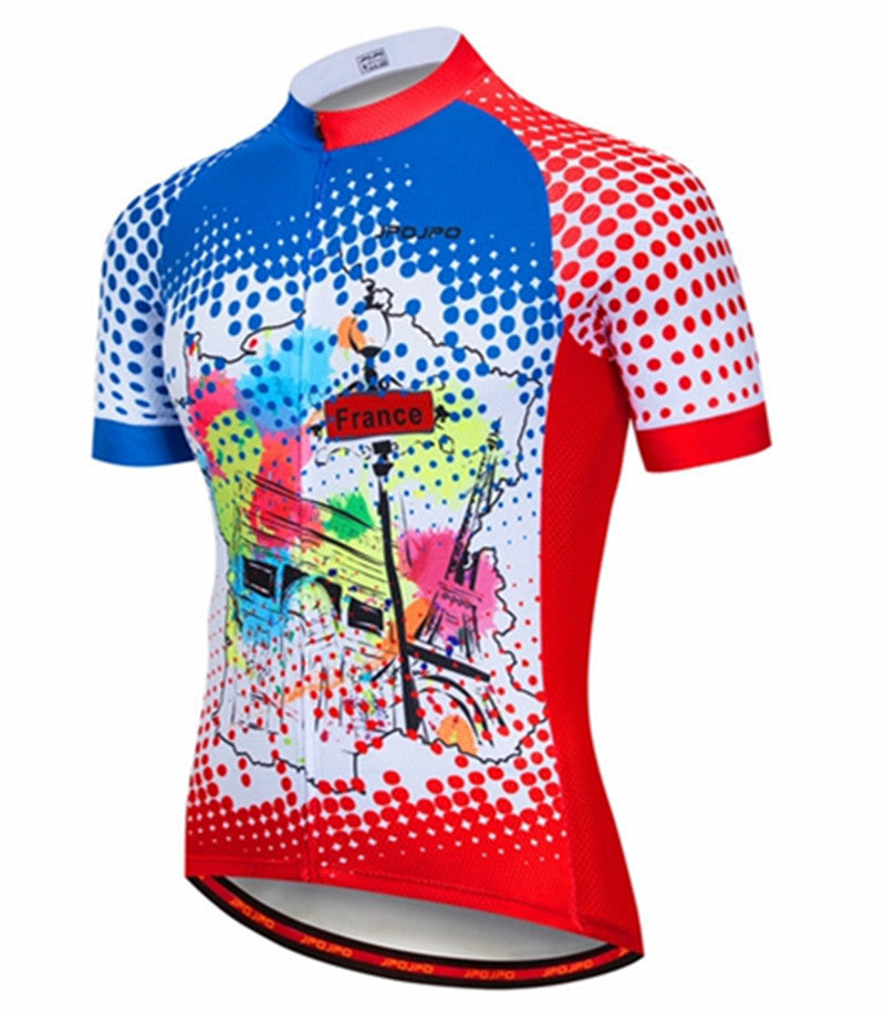 Camisetas de ciclismo de verano para hombres y mujeres, camisetas de ciclismo transpirables para exteriores