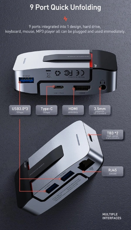 Buje HUB multifuncional tipo soporte de la era Mecha