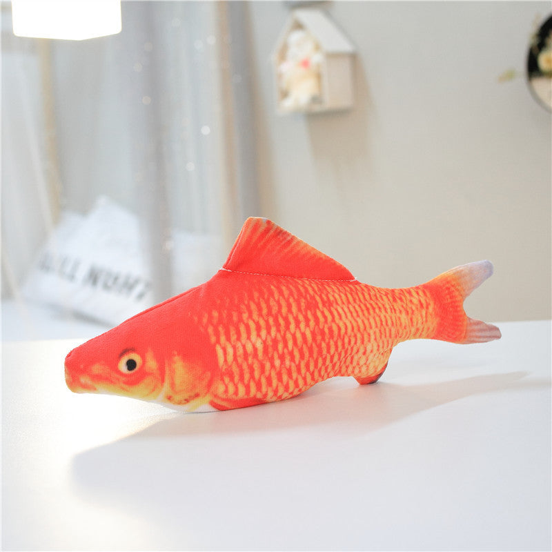 Version sans pince à chat - Jouet de poisson électrique de simulation de poisson sauteur électrique