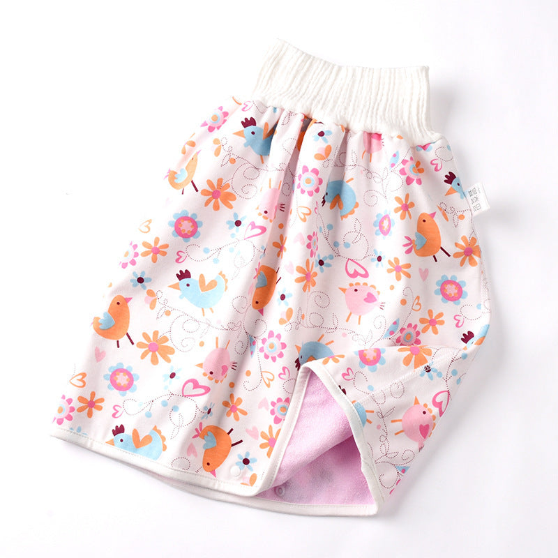 Jupe couche bébé en coton et fibre de bambou