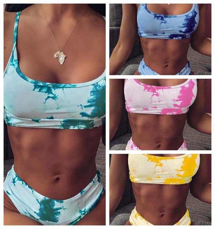 Traje de baño bikini dividido para mujer
