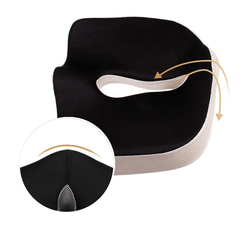 Coccyx orthopédique confortable en mousse à mémoire de forme chaise coussin de siège de voiture pour le bas du dos Coccyx hémorroïdes médicales coussin Almofadas 