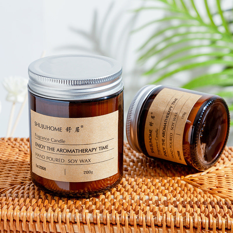 Bougies parfumées sans fumée faites à la main