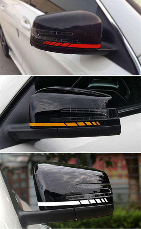 Autocollant de voiture rayé de miroir latéral