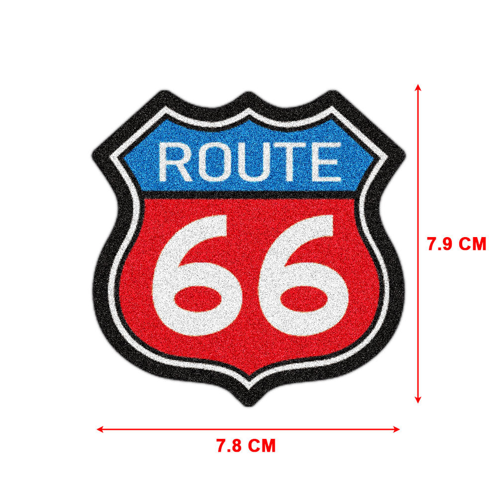Autocollant imperméable à l’eau d’autoroute antique de moto n°66