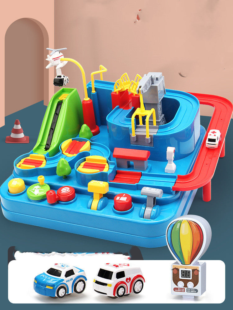 Voiture aventure aventure jouets enfants jouet filles parking 3 Train 4 voiture piste enfants jouet