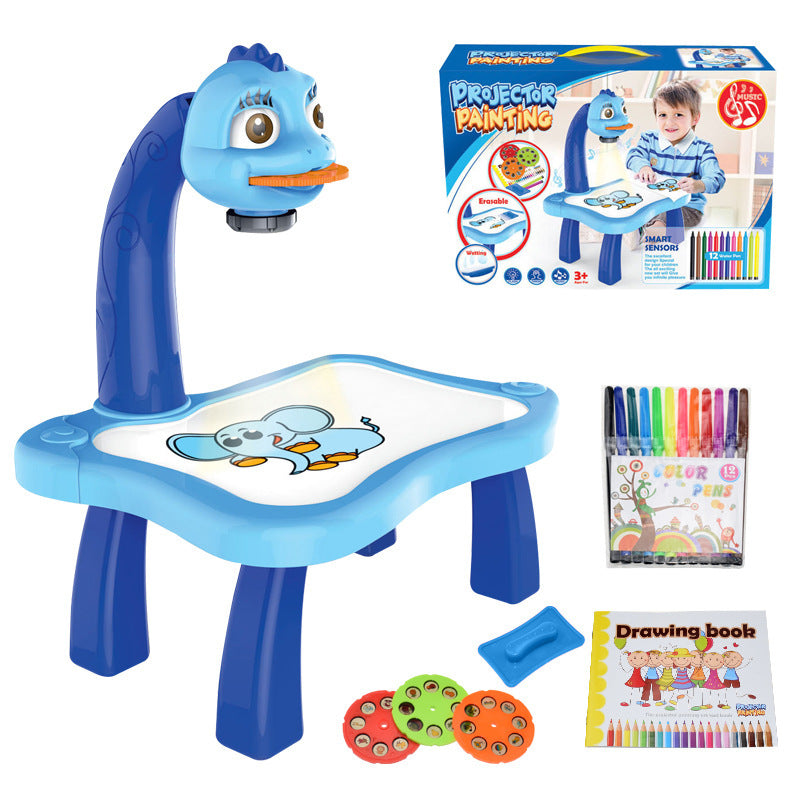 Planche à dessin de projection pour enfants Doodle