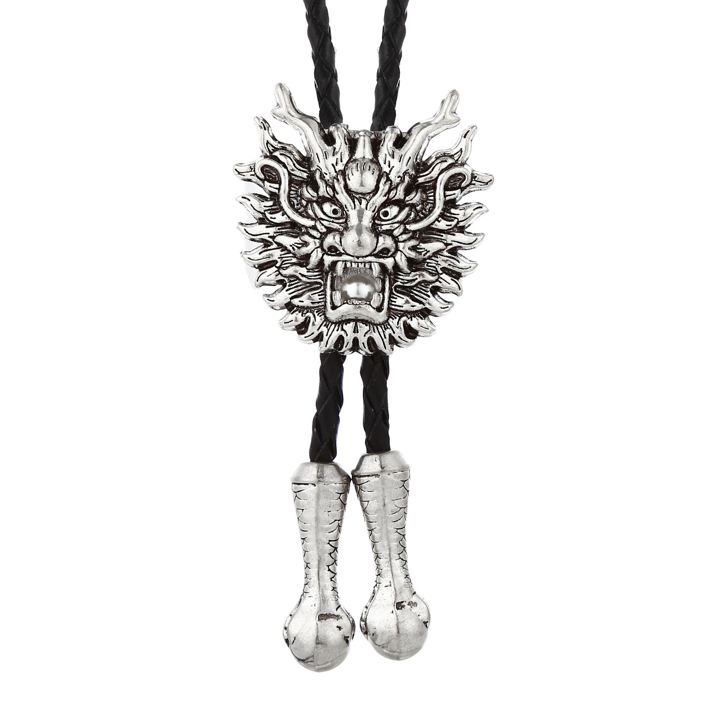 Celtic Pattern Turquoise Agate Bolo Tie