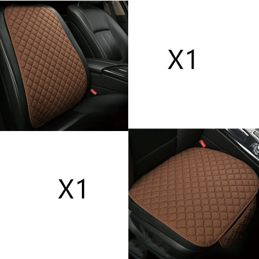 Protector de funda de asiento de coche de lino