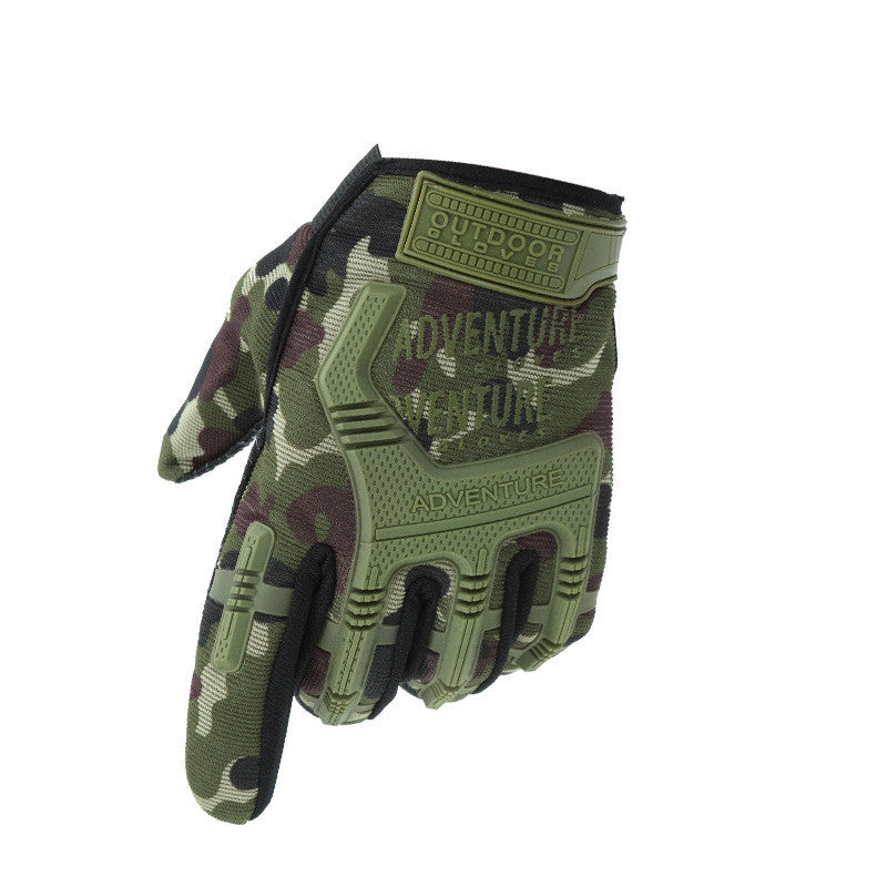 Gants camouflage à doigts complets
