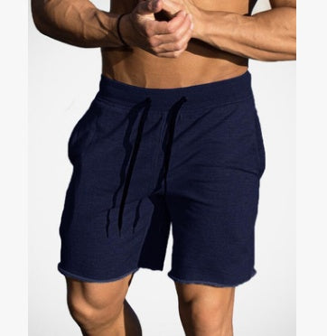 Short d'entraînement en coton pour hommes
