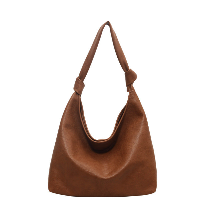 Bolso de axila Bolsos de mano retro casuales de gran capacidad para mujer