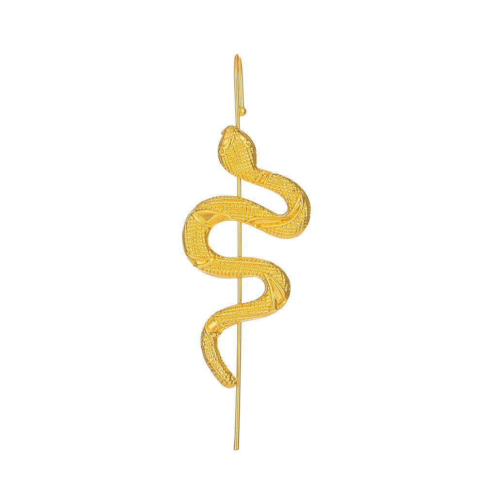 Personnalité de la mode pour femmes, imitation de serpent, suspension d'oreille