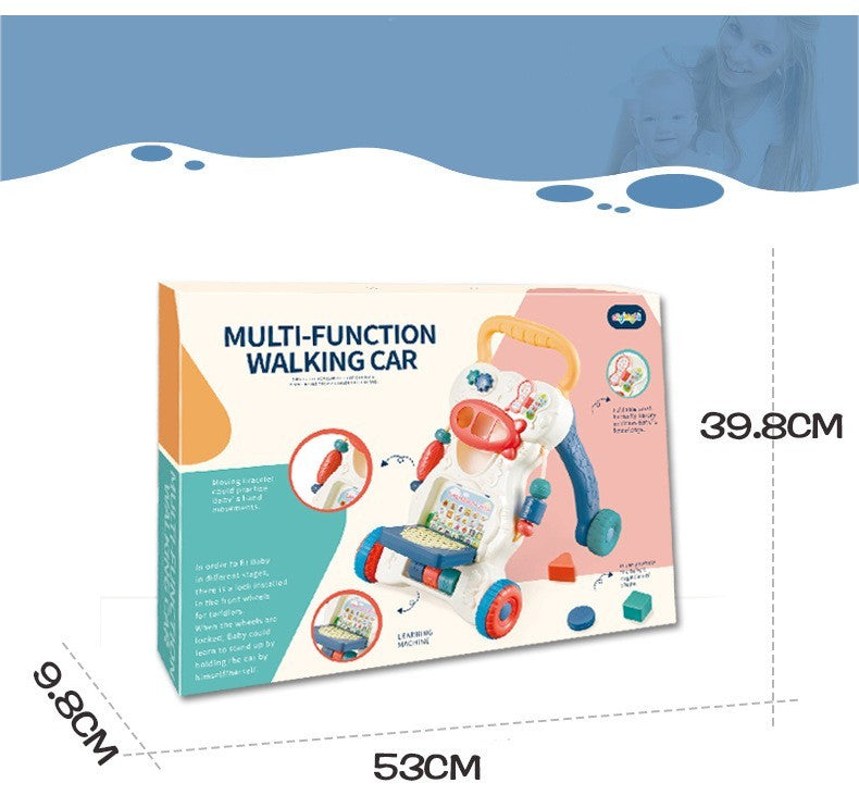 Puzzle d'éducation précoce pour enfants Walker multifonctionnel