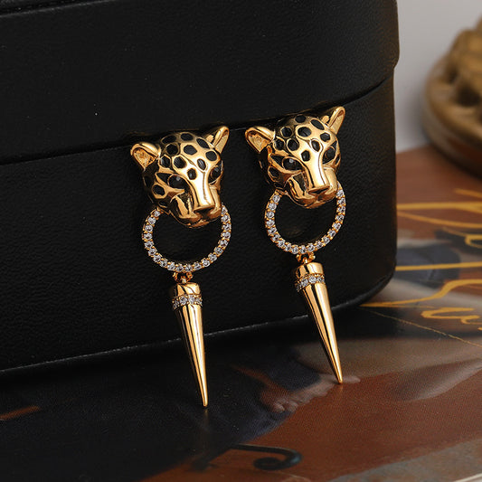 Boucles d'oreilles tendance pour femmes, personnalité de la mode