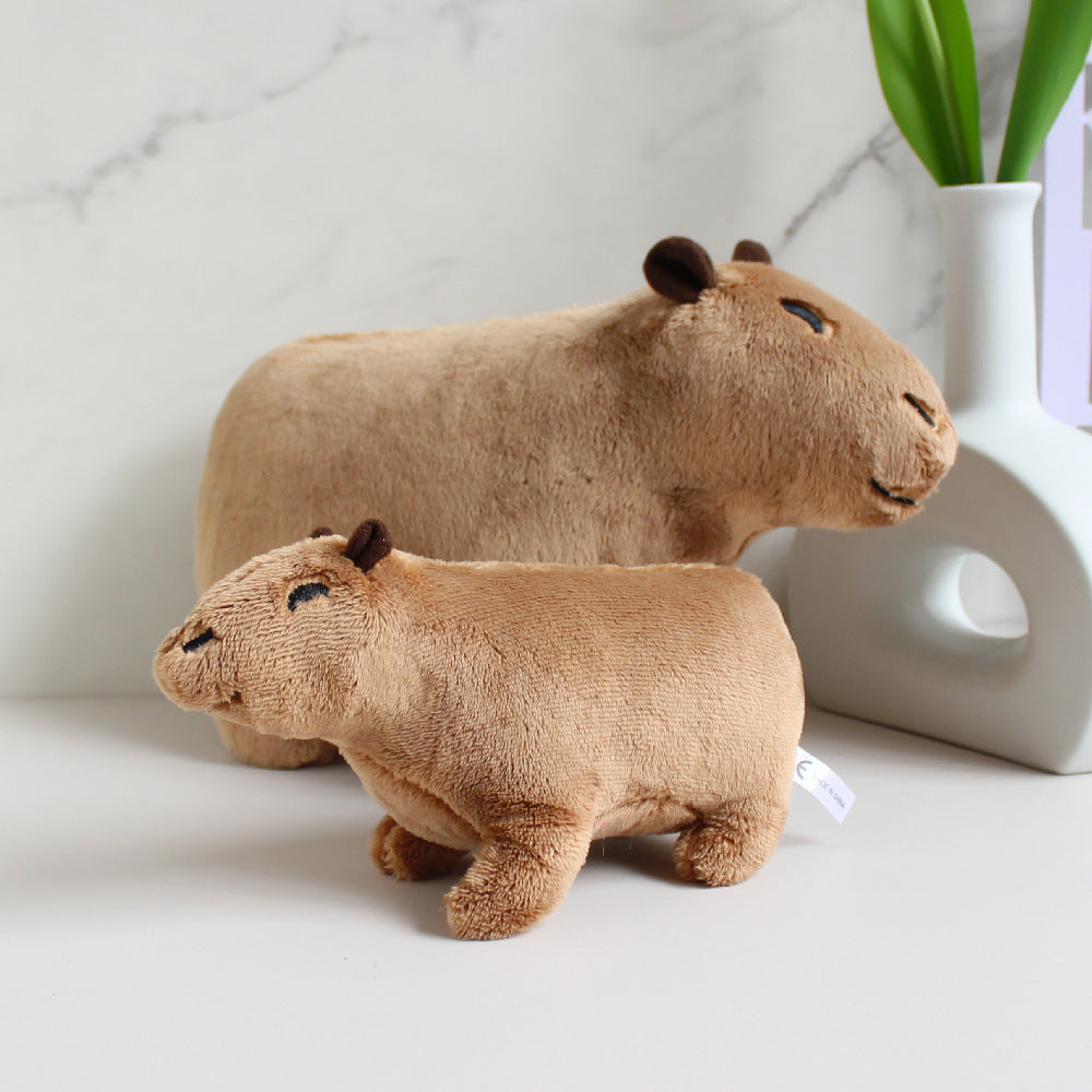 Animal en peluche poupée Capybara en peluche
