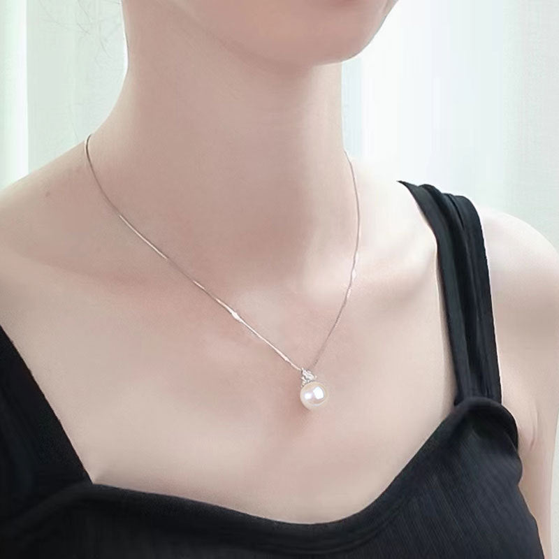 Collier pendentif en perles assorti à la mode, chaîne de clavicule exquise