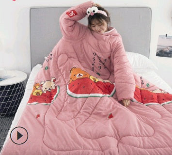 Couette d'hiver paresseuse avec manches