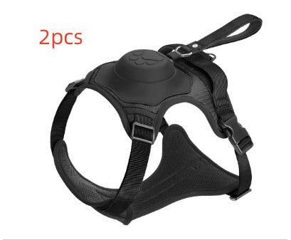 Harnais de collier pour chien, antidéflagrant, poinçon respirant et réglable pour animaux de compagnie, gilet d'entraînement en plein air
