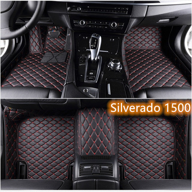 Alfombrilla de cuero para coche completamente rodeada, protección para todo tipo de clima