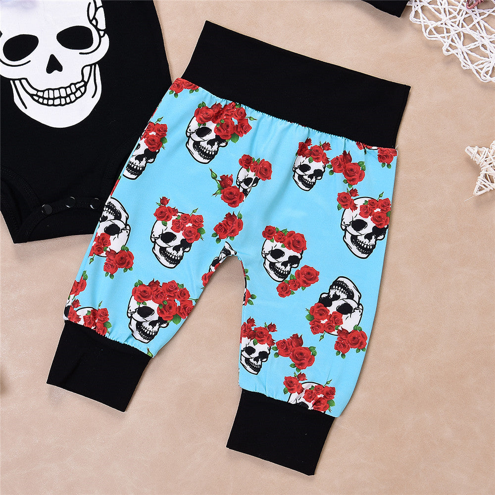 Conjunto de cuatro piezas para bebé de Halloween 