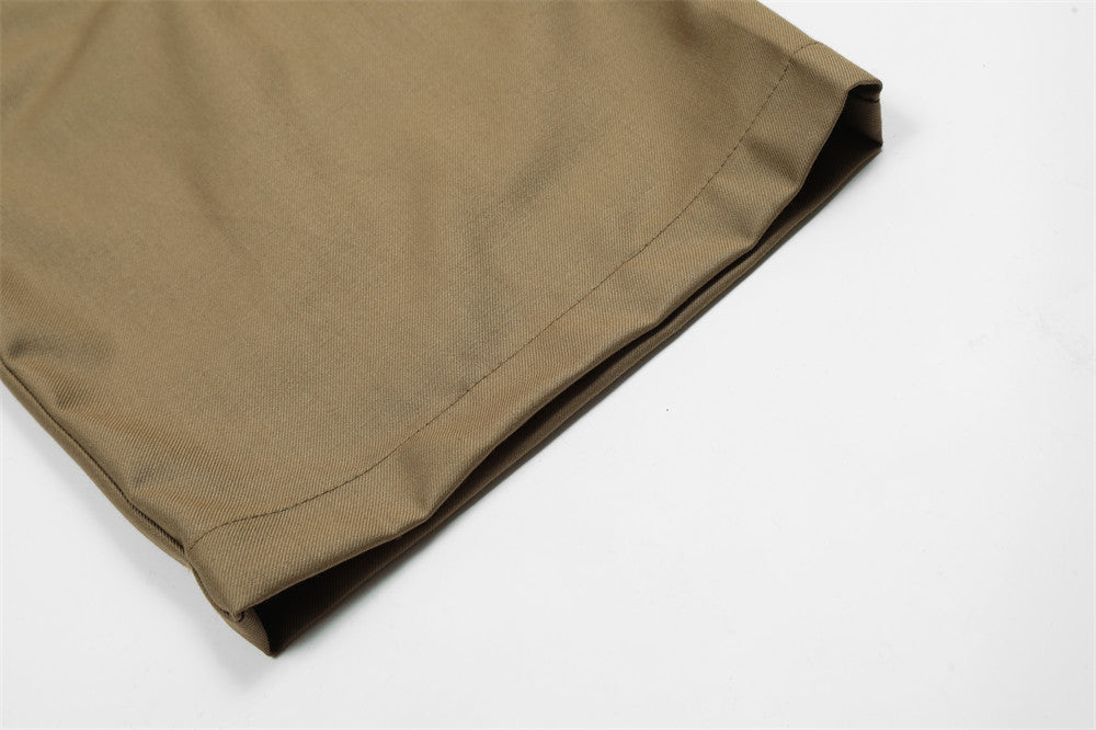 American High Street Casual Straight-leg Suit Pants Men