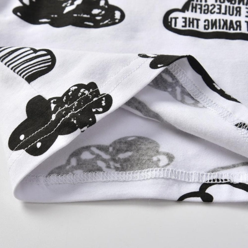 Conjunto de ropa para bebé recién nacido, 3 uds., nube, algodón, blanco