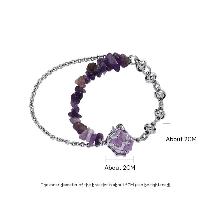 Women's Purple Glacier Necklace