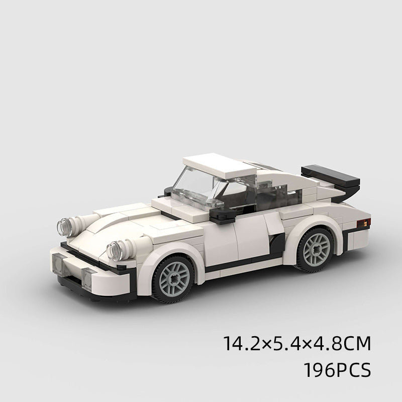 Jouets pour enfants, modèle de voiture de sport et blocs de construction à petites particules, jouets éducatifs MOC