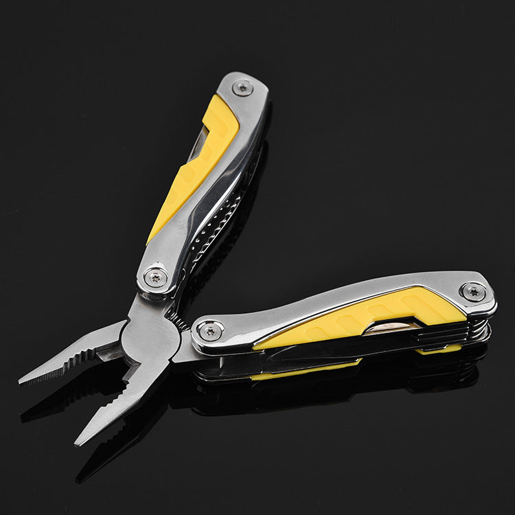 Pince à couteau multifonction pliable pour l'extérieur, pince portable en acier inoxydable, pince à outils portable polyvalente pour l'extérieur 