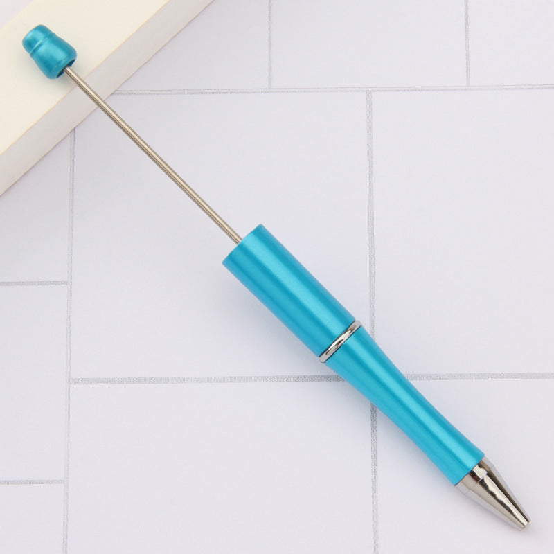 Stylo à bille créatif en plastique avec perles