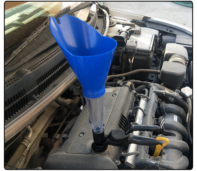 Oil Filter Funnel With Adjustable Interface