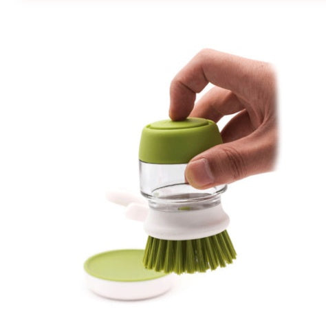 Brosse à vaisselle et à laver les casseroles avec savon liquide pour la vaisselle