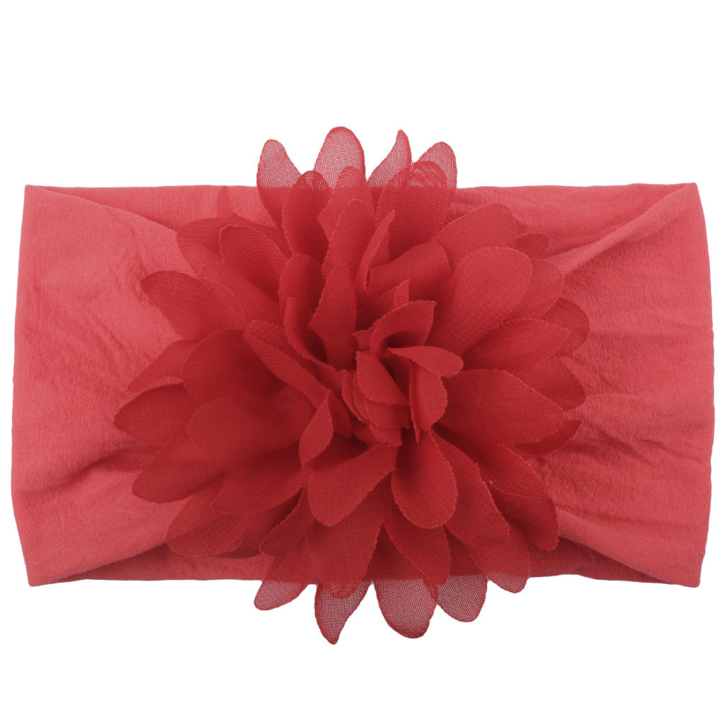 Bandeau créatif en mousseline de soie, accessoires pour cheveux de bébé, bandeau de princesse mignon