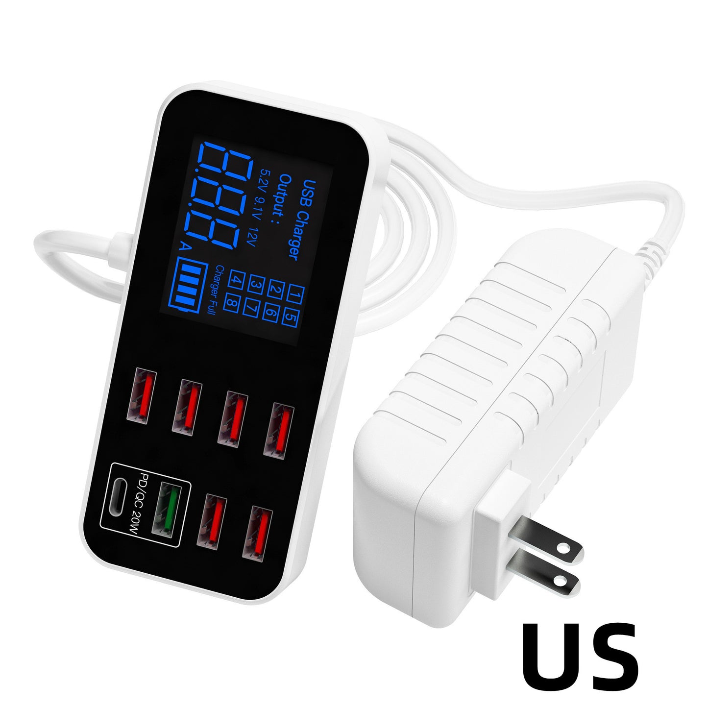 8A Multi Port Car Function Cigarette Lighter Car Charger Thin 40wqctype-c Fast Charging Manufacturer