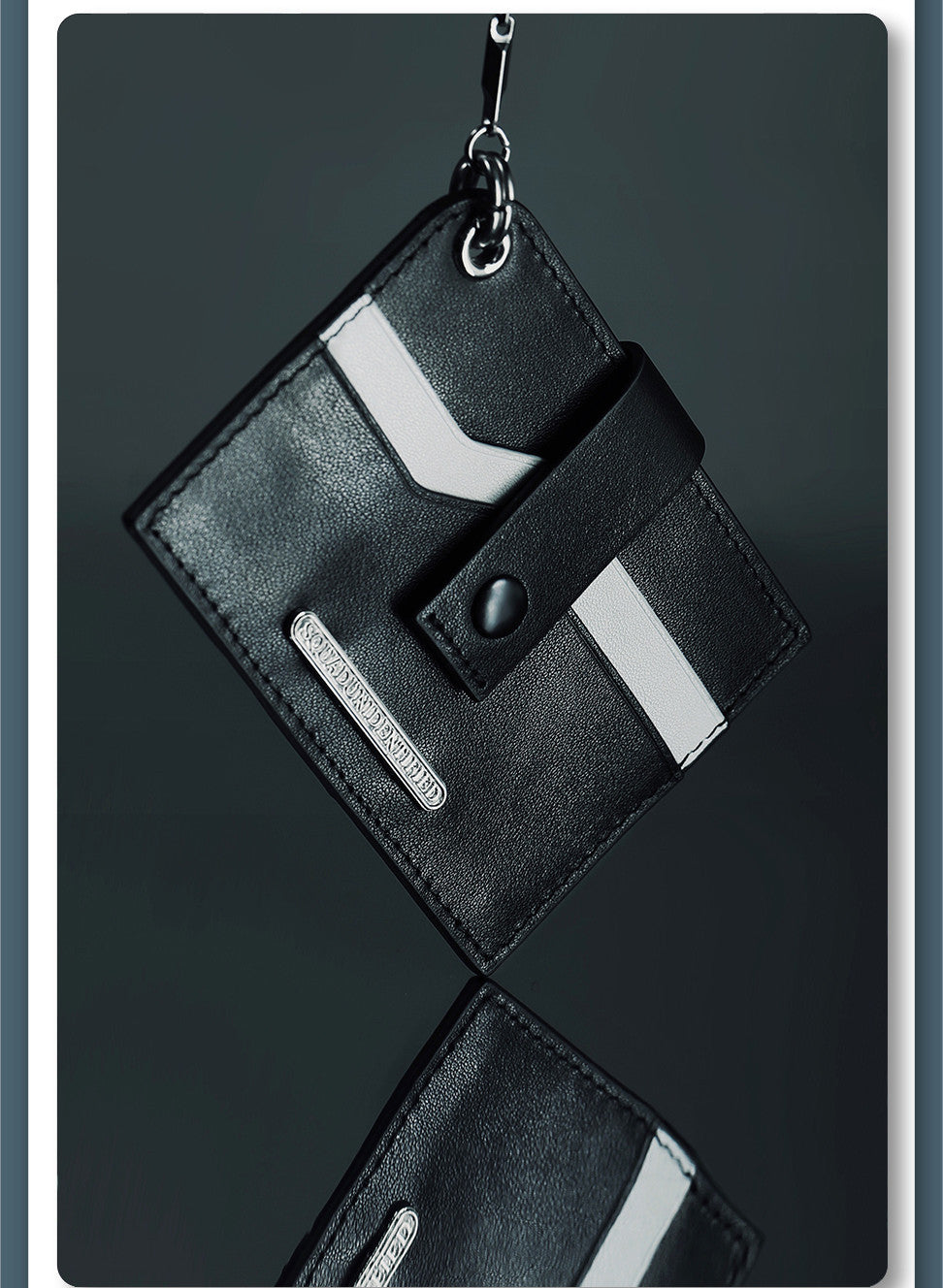 Porte-cartes porte-clés de voiture combiné
