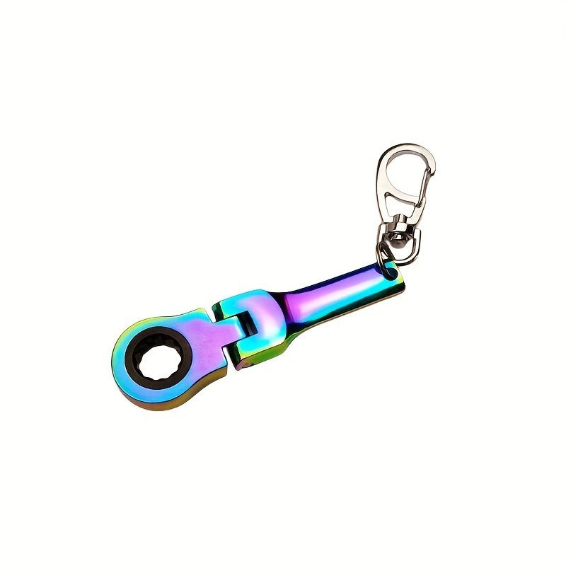 Ratchet Creative Anti Loss Hanging Buckle Wrench Keychain