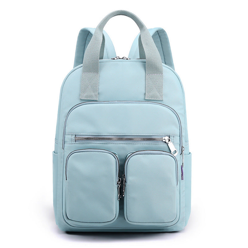 Women's Fashion Large Capacity Multi-pocket Nylon Cloth Backpack