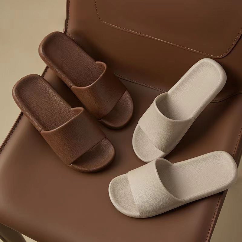 Pantoufles antidérapantes à semelle souple d'intérieur minimaliste pour la maison