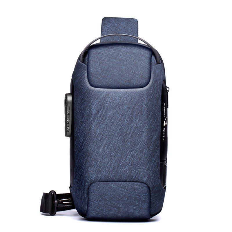 Sac de poitrine pour hommes, sac à bandoulière pour hommes d'affaires