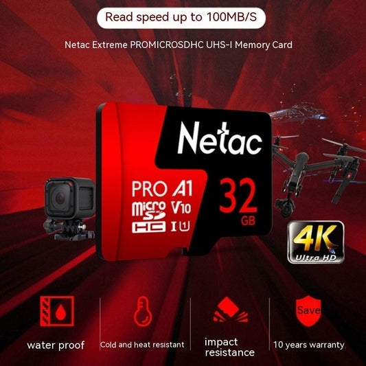 Carte mémoire TF de caméra de surveillance enregistreur de conduite HD 4K