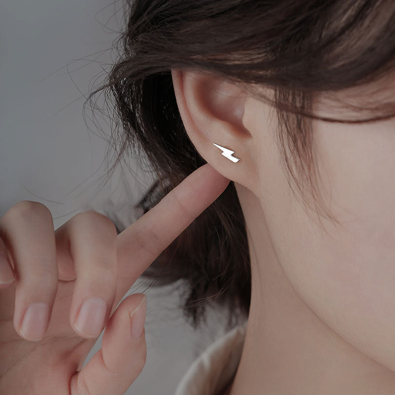 Boucles d'oreilles à tige en argent pour femme