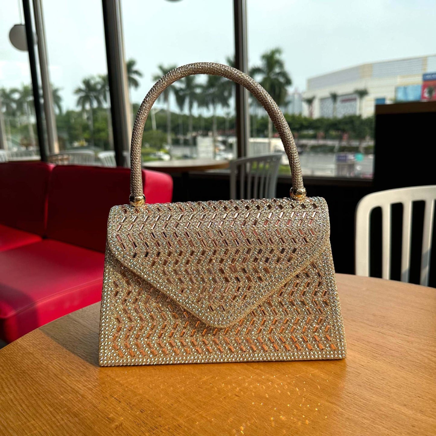 Bolso de mano para mujer New Rhinestone Dinner