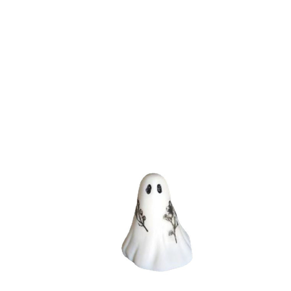 Nouveau Ornement fantôme blanc créatif, décoration d'halloween
