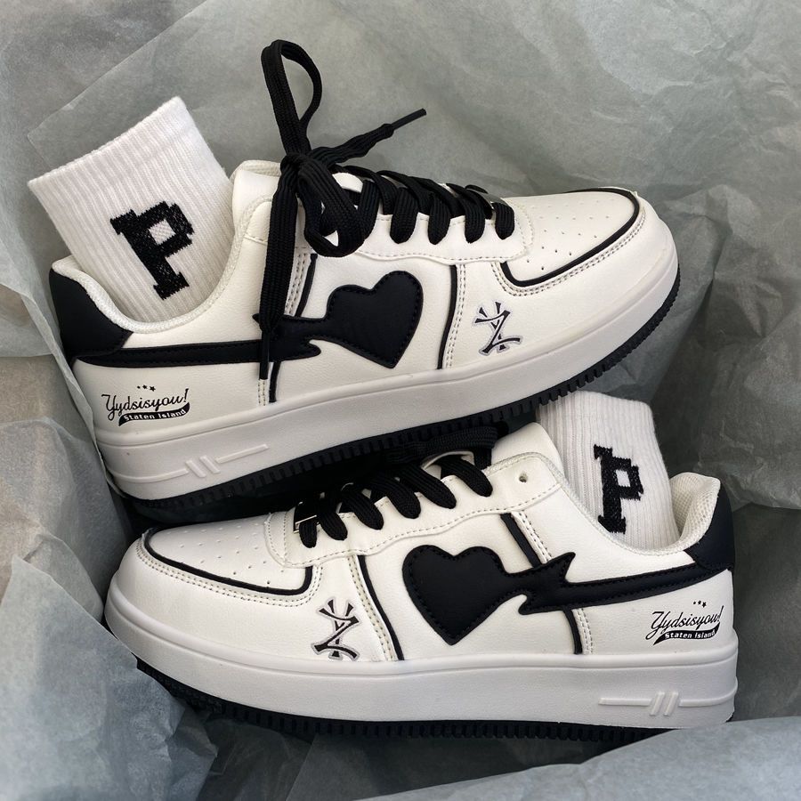 Trendy Love – chaussures blanches décontractées, chaussures de planche d'exercice légères et polyvalentes pour femmes