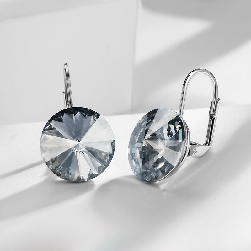 Boucles d'oreilles en cristal multicolore de haute qualité pour femmes